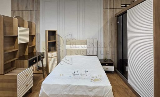 غرفة نوم أطفال مودرن بسريرين وتصميم عملي من دمياط